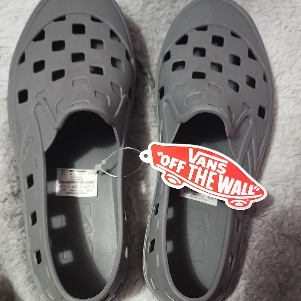 Vans Gray Slip-On TRK Shoes